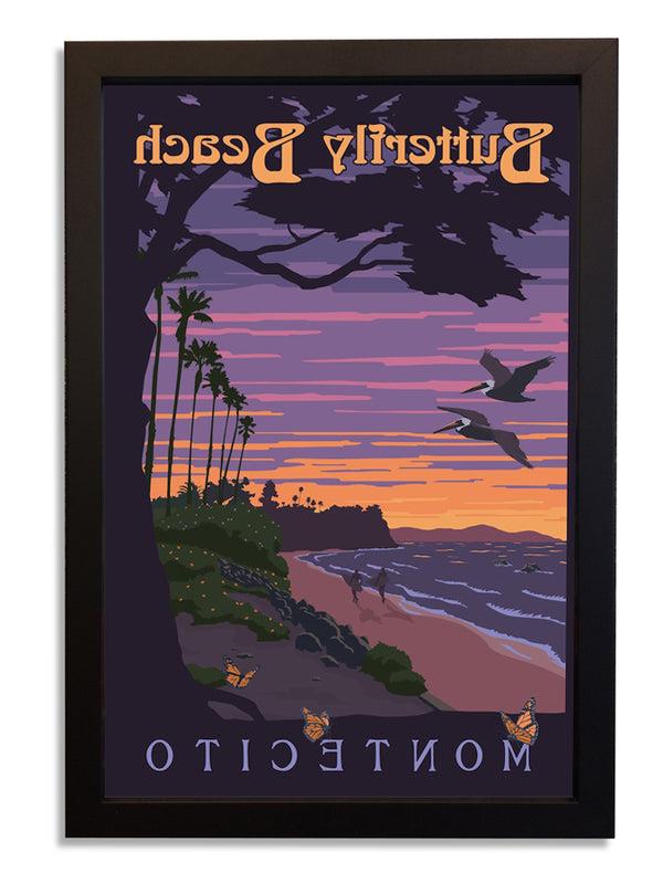 Butterfly Beach Framed Print